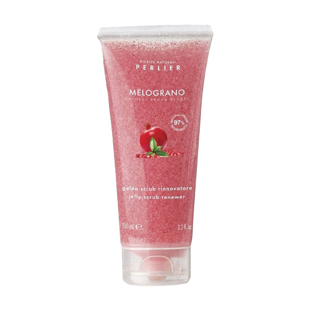 Скраб для обличчя Perlier Pomegranate Jelly Scrub Renewer з натуральними мікрогранулами граната, 100 мл